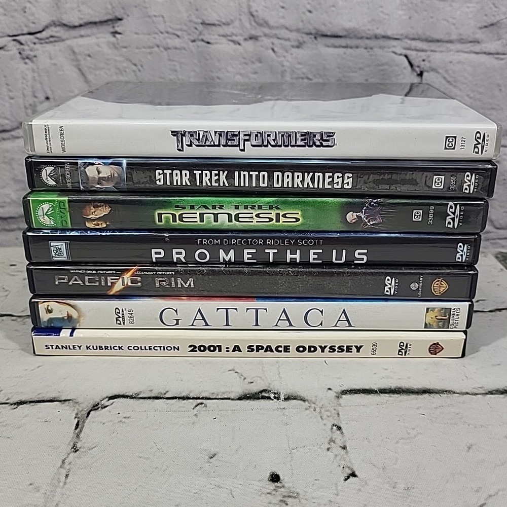 Science Fiction Sci-fi Movies DVD Lot Of 7 Star Trek Prometheus Gattaca